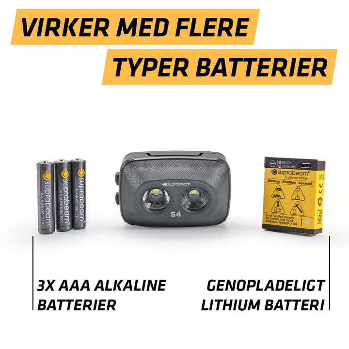 S4 RECHARGABLE (750 LM, 1x LI-PO1400 MAH) - 881.0405