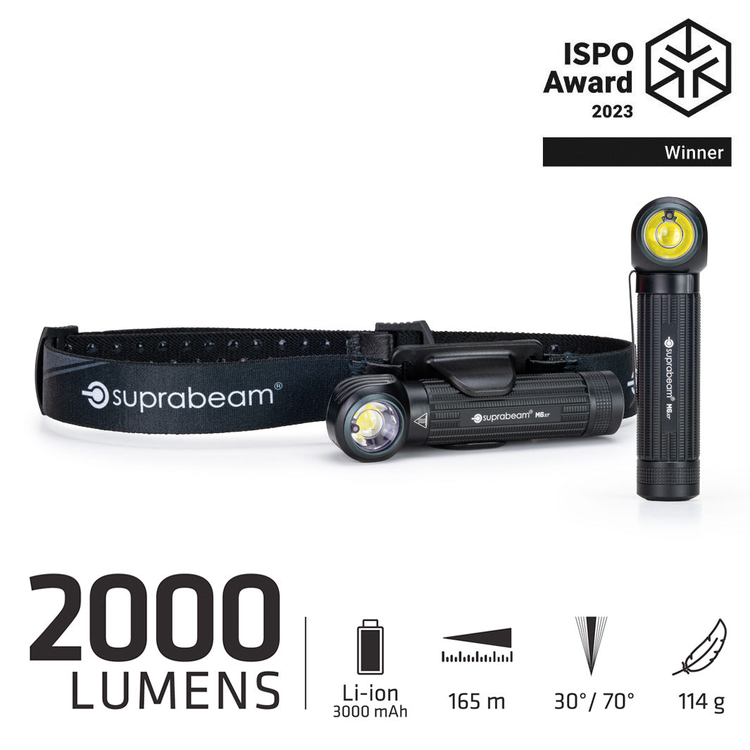 M6XR (2000 LM, 1x 18650/3000 mAh+OPTION CR123) MK3.2