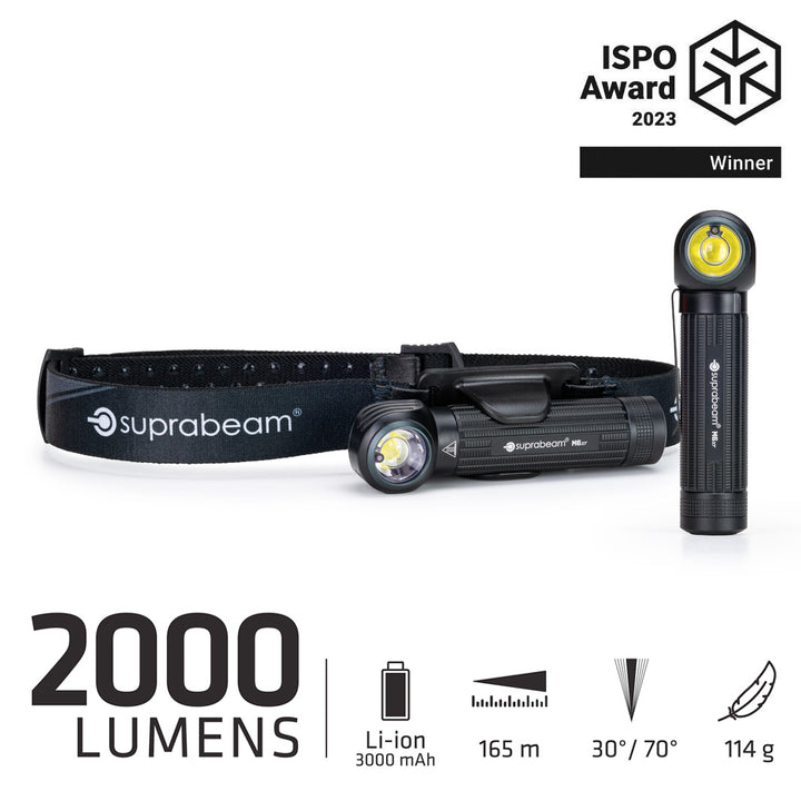 M6XR (2000 LM, 1x 18650/3000 mAh+OPTION CR123) MK3.2