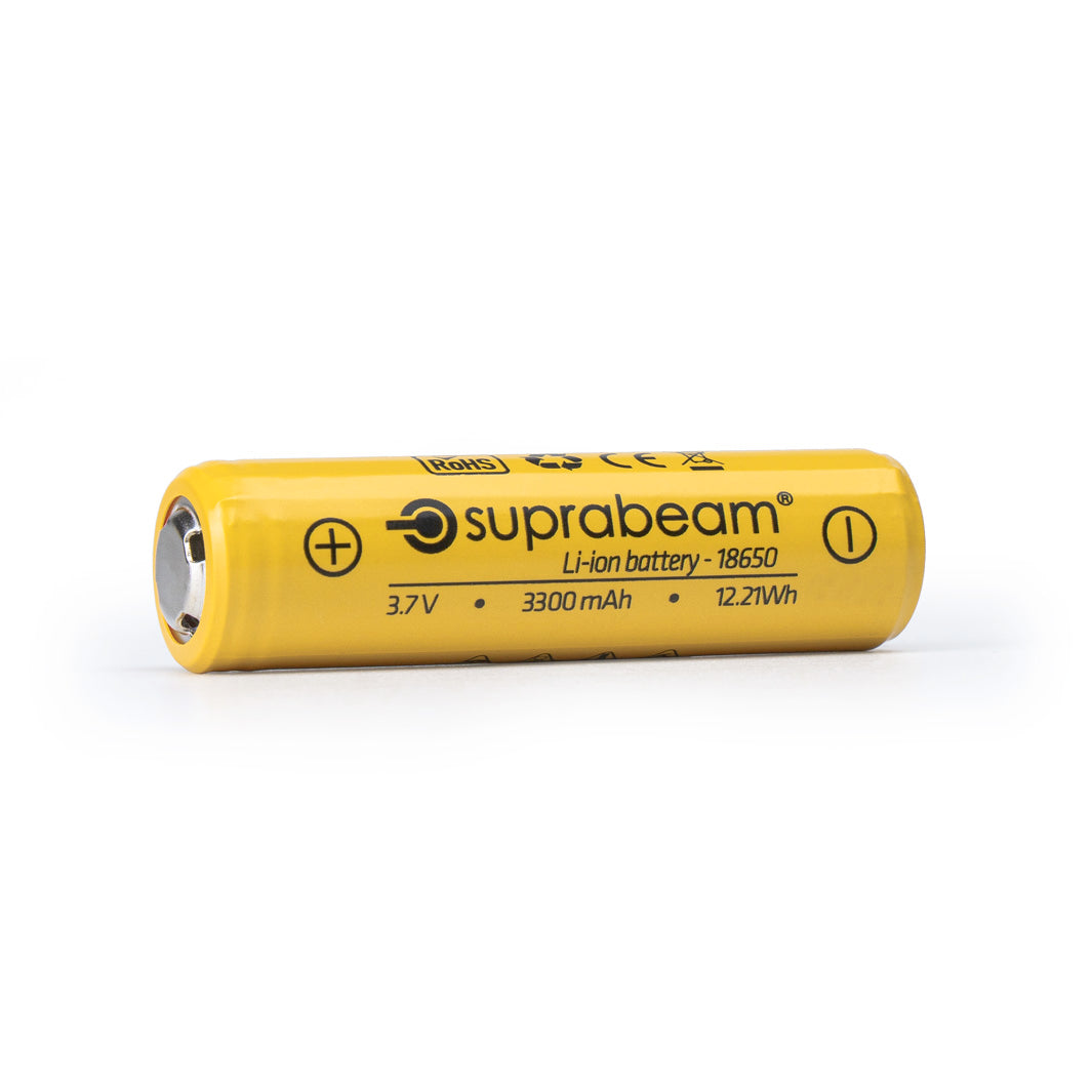 Batteri: Li-Ion cell 18650 (3'300 mAh - Q5xr/Q5xr defend)