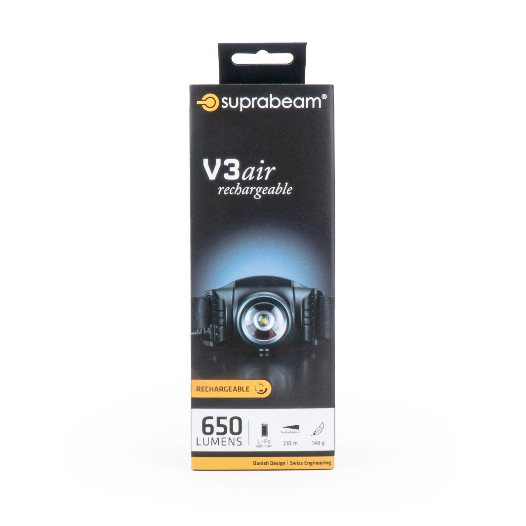 V3AIR RECHARGEABLE (650 LM, 1x 113645/1400 MAH - USB-C)