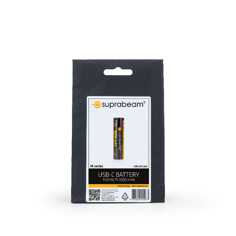 Batteri: Li-Ion (3500 mAh/3,65V - M6xr-serie) USB-C